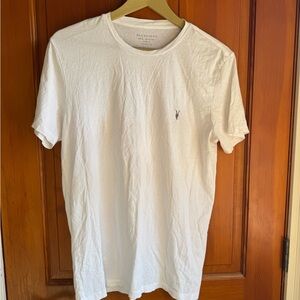 All Saints White Slim Fit Tee